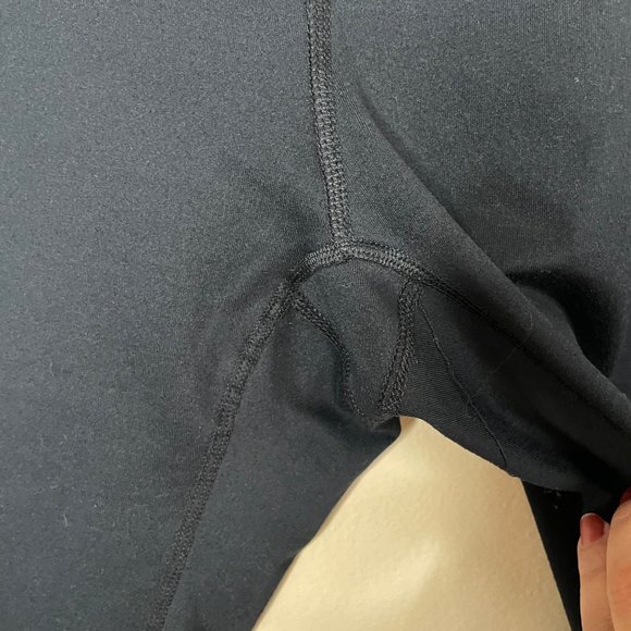 Lukka Womens Crop Capri Athletic Workout Leggings Black Gray Pink Size Large - Picture 6 of 13